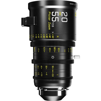 DZOFilm Pictor 20-55mm and 50-125mm T2.8 Super35 Zoom Lens Bundle (PL Mount and EF Mount, Black)