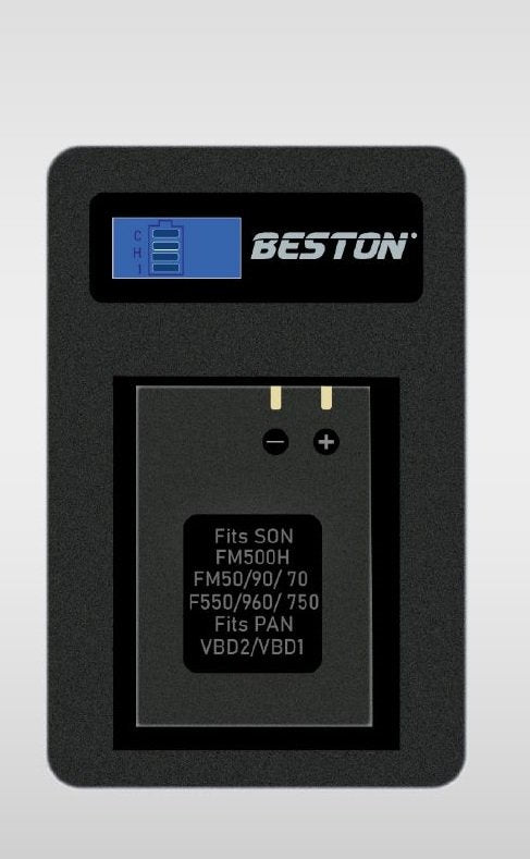 BESTON NP-F550 /NP-F570 USB Charger for Sony