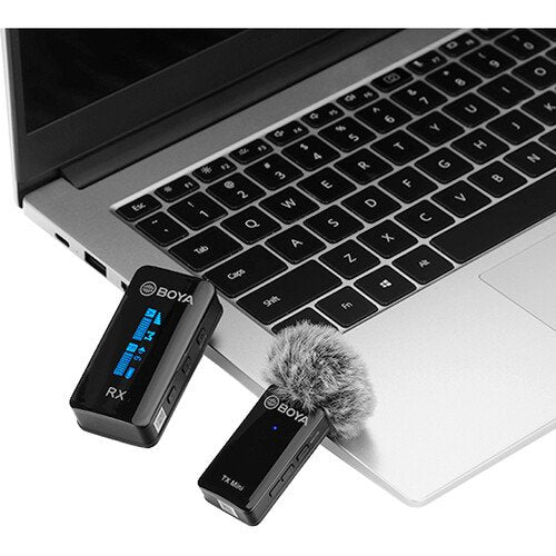 BOYA BY-XM6-S1 Ultracompact Wireless Microphone System for Cameras and Smartphones (2.4 GHz)