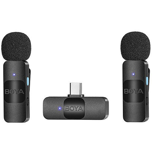 BOYA BY-V20 DUO Wireless Microphone with USB-C for Android Devices