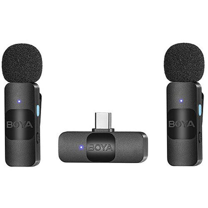 BOYA BY-V20 DUO Wireless Microphone with USB-C for Android Devices