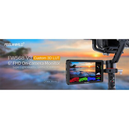 FeelWorld FW568 V3 6″ IPS On-Camera Monitor