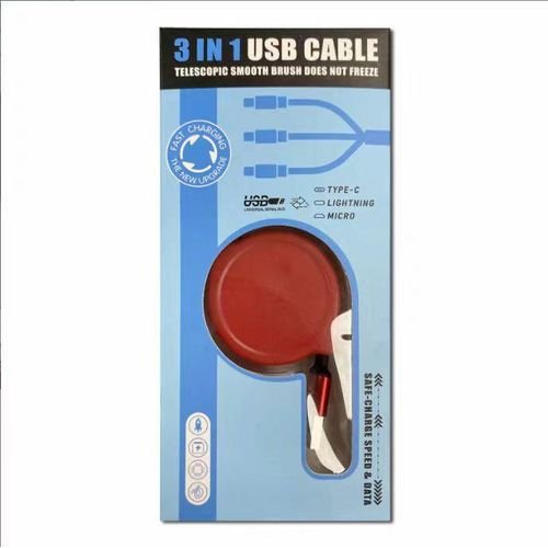 Generic 3In 1 Usb Cable (Type C – Lightning – Micro)