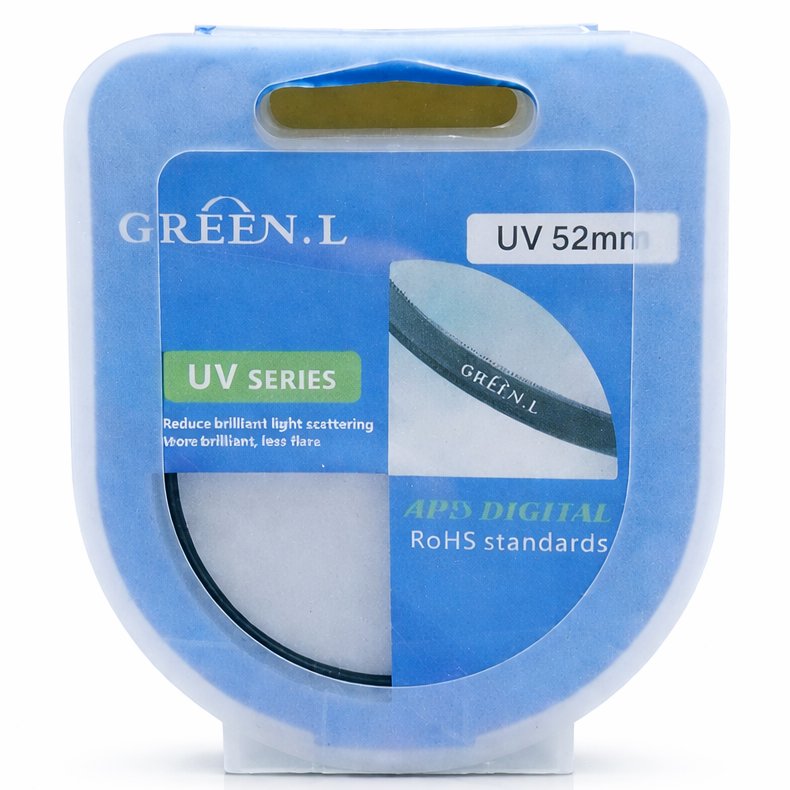 GREEN.L 52mm UV Protection Filter for Camera Lenses