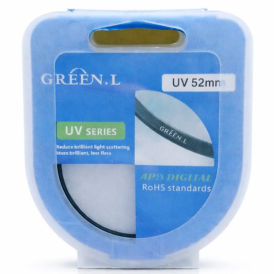 GREEN.L 52mm UV Protection Filter for Camera Lenses