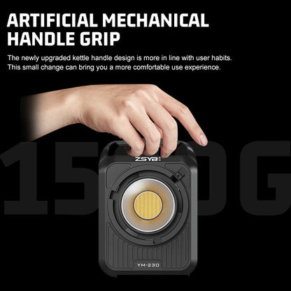 ZSYB HeadLight YM350 – Professional White Bi-Color LED Video Lighting (2700K–6500K)