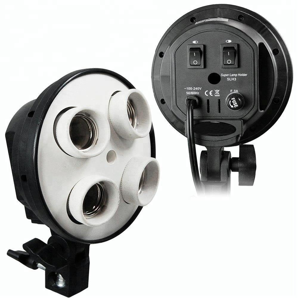 Generic 4 Socket Light Continuous Photo Video Studio Light Kit