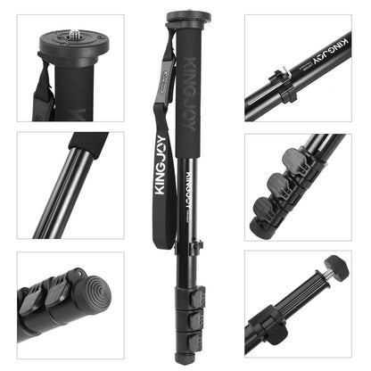 Kingjoy Monopod MP208F Base and Fluid Head VT-1510