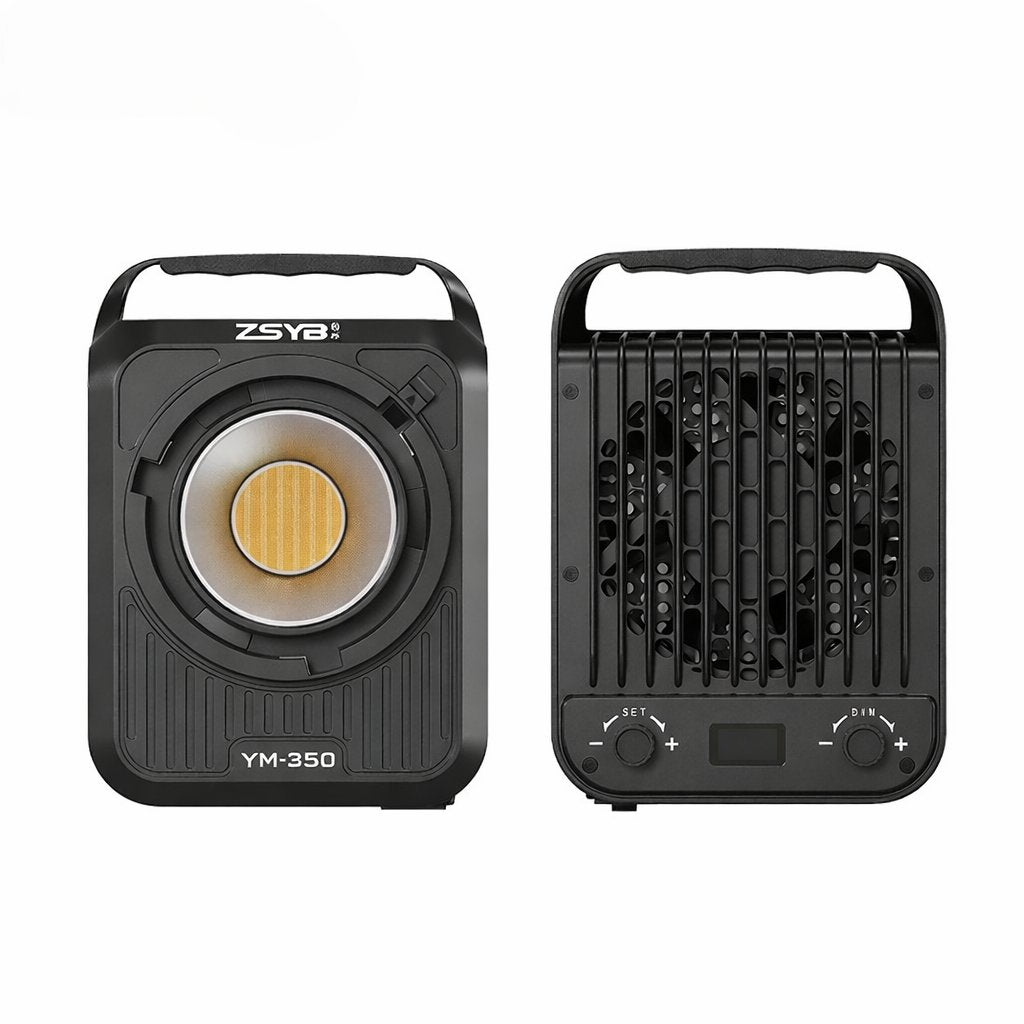 ZSYB HeadLight YM350 – Professional Black Bi-Color LED Video Lighting (2700K–6500K)