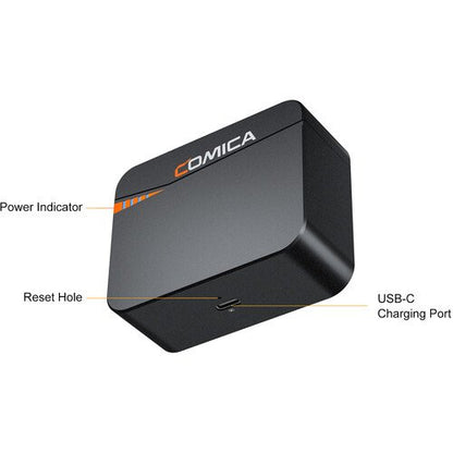 Comica Vimo C 2.4G Dual-Channel Mini Wireless Microphone (Black)