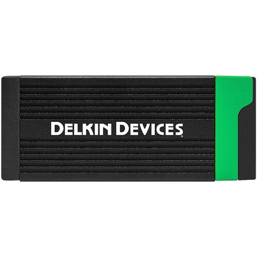 Delkin Devices USB 3.2 CFexpress Type B Card and SD UHS-II Memory Card Reader