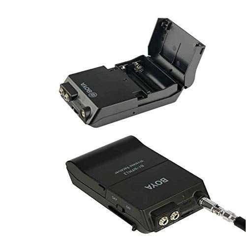 Boya Camera-Mount VHF Wireless Omni Lavalier Microphone, Black – BY-WFM12