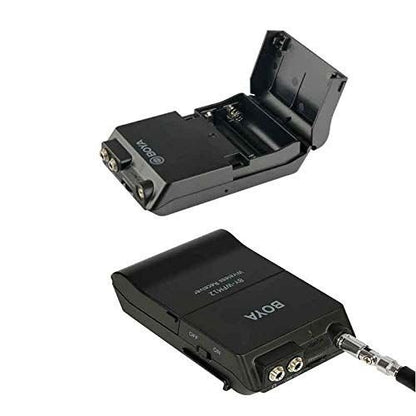 Boya Camera-Mount VHF Wireless Omni Lavalier Microphone, Black – BY-WFM12