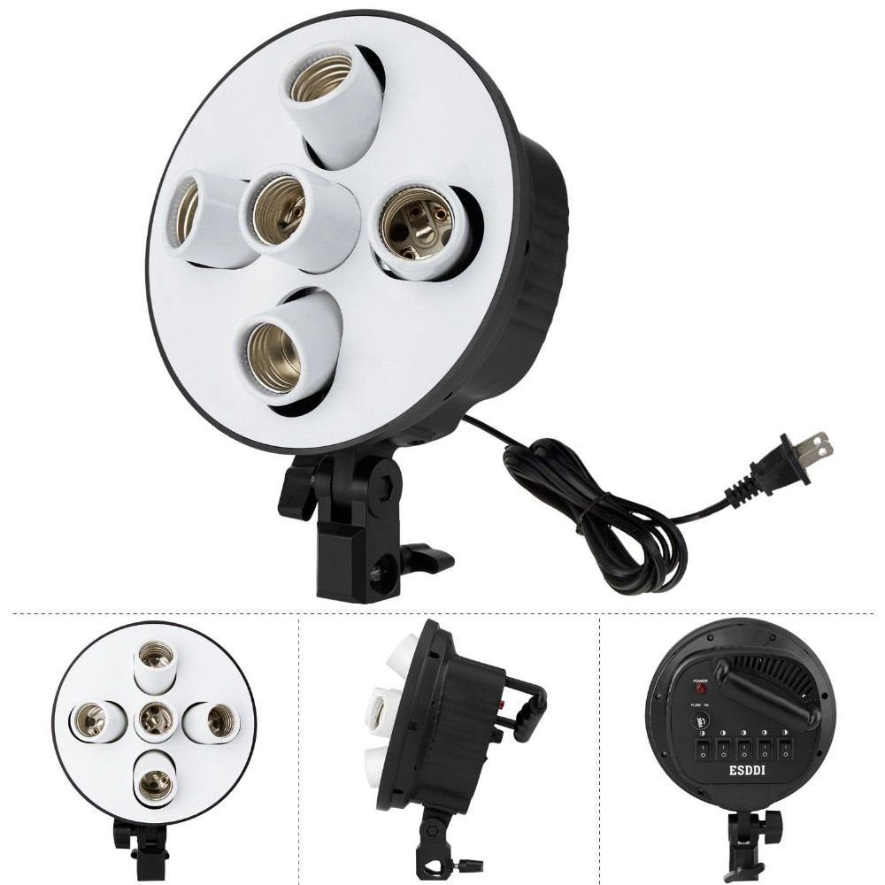 General Kit2pc 5 in 1 Light Lamp Photo Studio Softbox kit