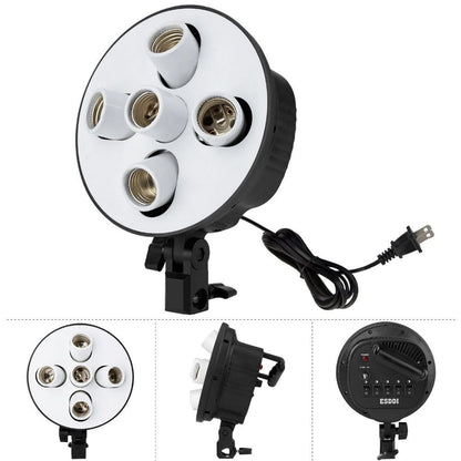 General Kit2pc 5 in 1 Light Lamp Photo Studio Softbox kit