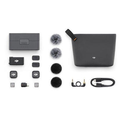 DJI Mic 3 2-Person Compact Wireless Microphone System/Recorder for Camera & Smartphone