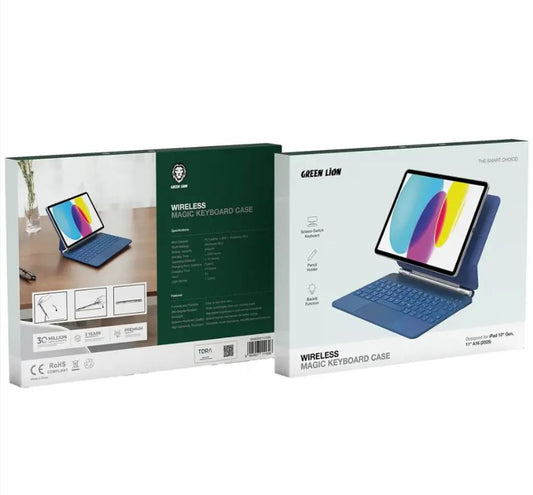 Green Lion Wireless Magic Keyboard Case for iPad 10th Gen, 11" A16 (2025)